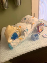 Load image into Gallery viewer, Baby Boy Sleeping Diaper Cake