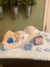 Load image into Gallery viewer, Baby Boy Sleeping Diaper Cake