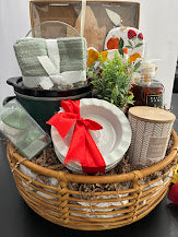Load image into Gallery viewer, Olive Green Crockpot Tray Gift
